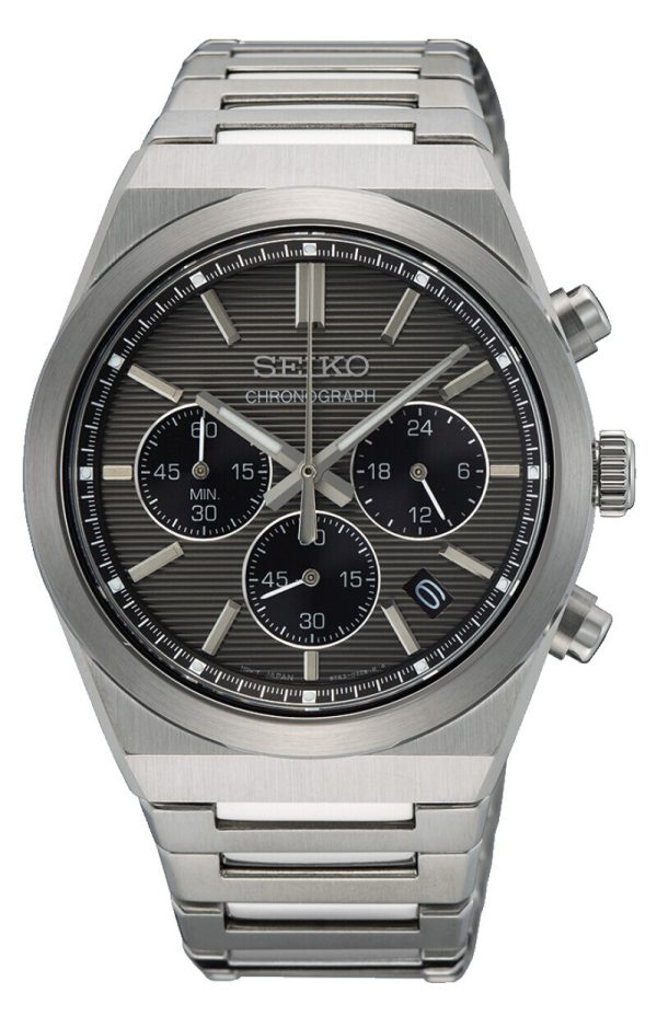 Seiko Herreur Chronograph med safirglas