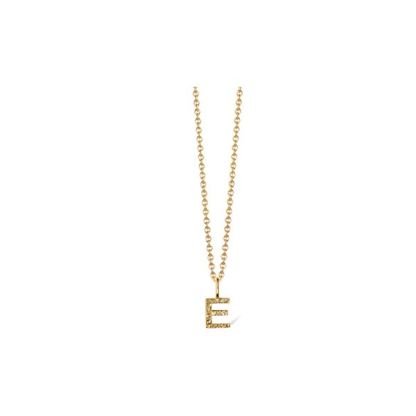 Jeberg Jewellery - I AM ME "E" necklace 45 cm