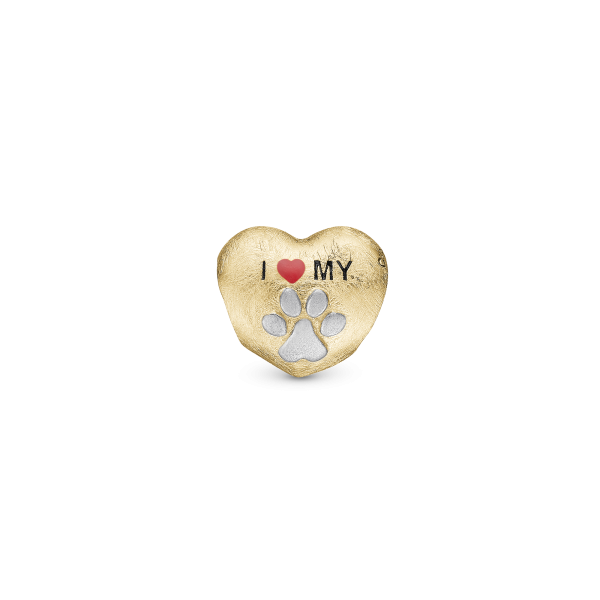 Christina Design - I Love my Pet, gold pl silver