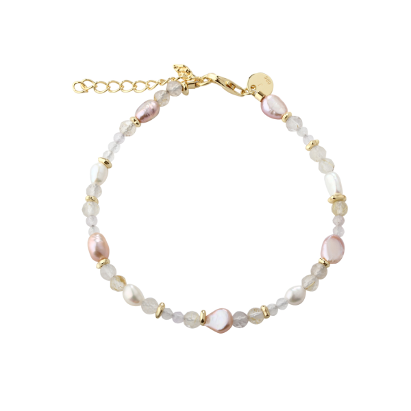 Aqua Dulce - FRESA ROSE BRACELET  |  GOLDEN