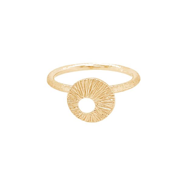 Heiring Dreamcacher mini ring forgyldt sølv