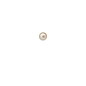 Heiring - Perlestik 5-5,5mm forgyldt