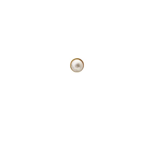 Heiring - Perlestik 5-5,5mm forgyldt