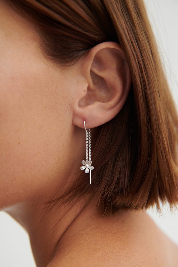 Pernille Corydon - Wild Poppy Earchains - Image 2